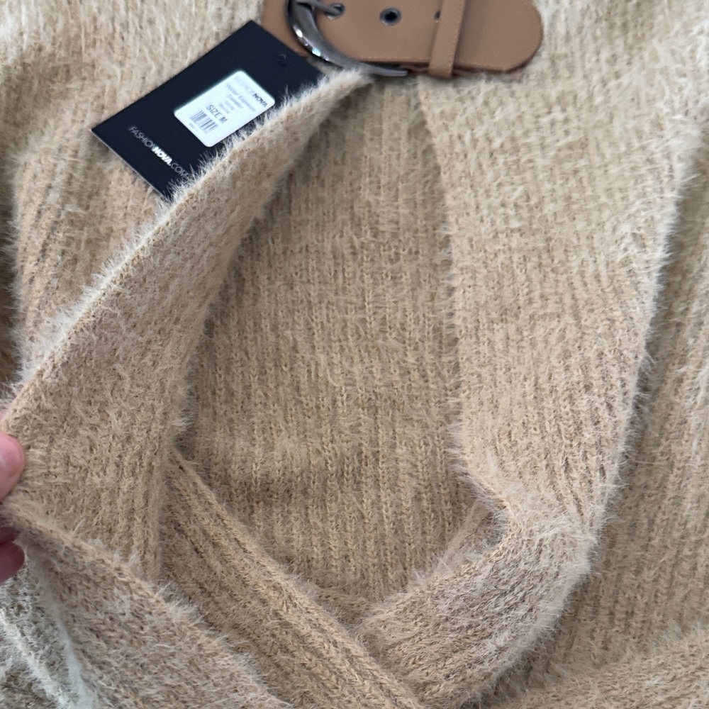 Fashion Nova Mocha Sweater - Picture 4 of 8